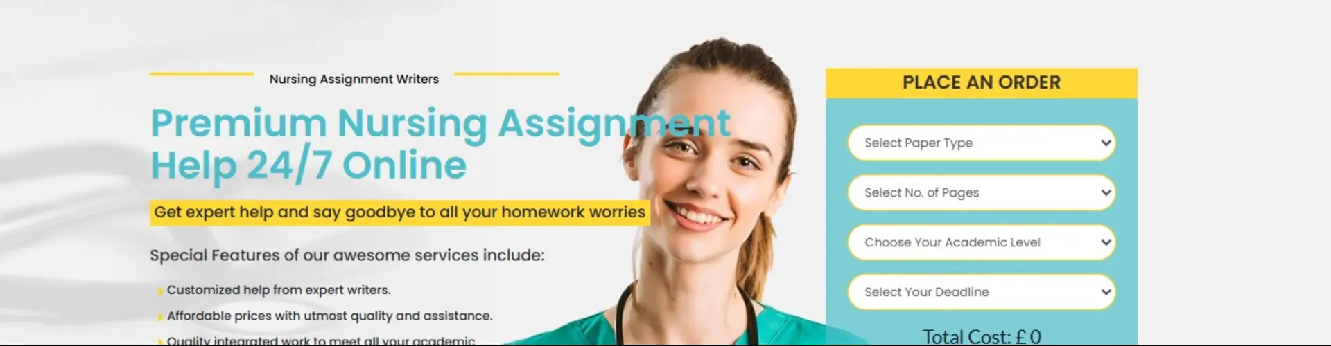 Nursing Assignment Writers UK cover