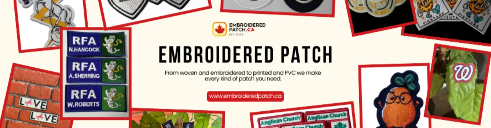 PVC Patches Maker Canada cover