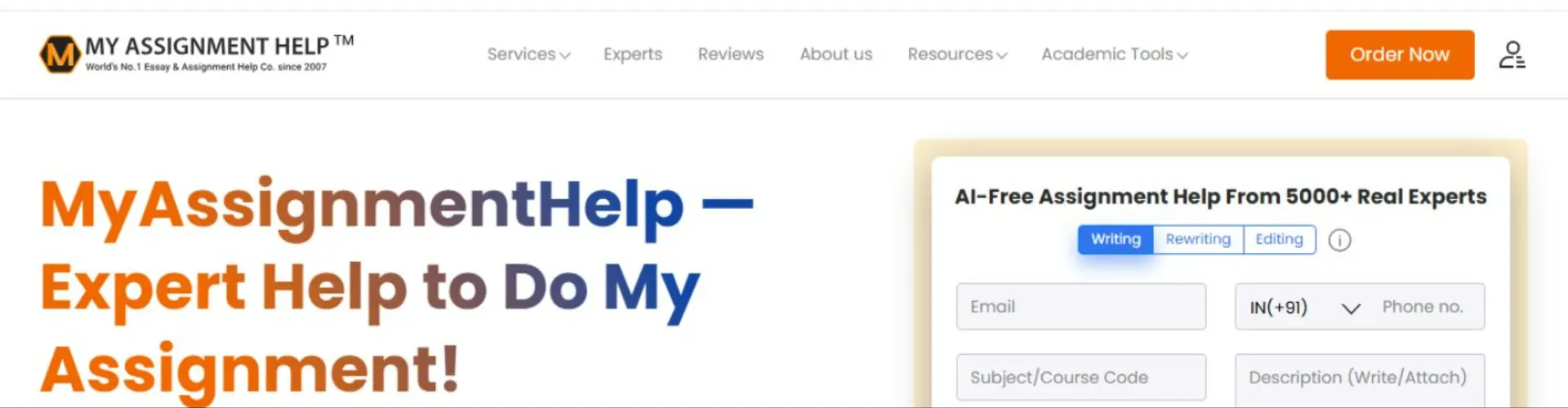 MyAssignmentHelp cover